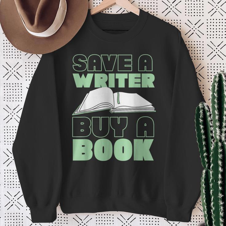 Writing Book Novel Writer & Published Author Save A Writer Sweatshirt Gifts for Old Women Writing Book Novel Writer & Published Author Save A Writer Sweatshirt Gifts for Old Women