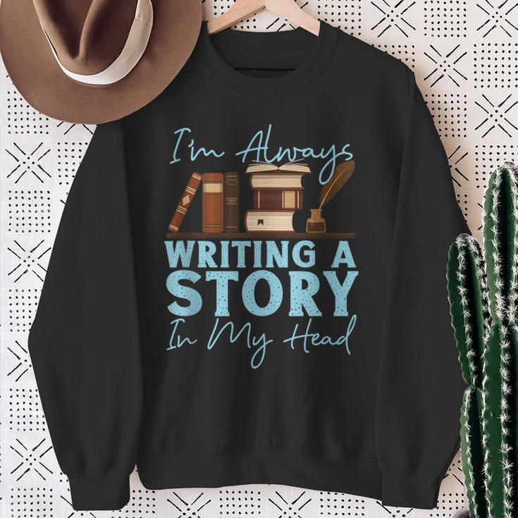 Writing Quill Book Novel Writer & Published Author I'M Sweatshirt Gifts for Old Women Writing Quill Book Novel Writer & Published Author I'M Sweatshirt Gifts for Old Women