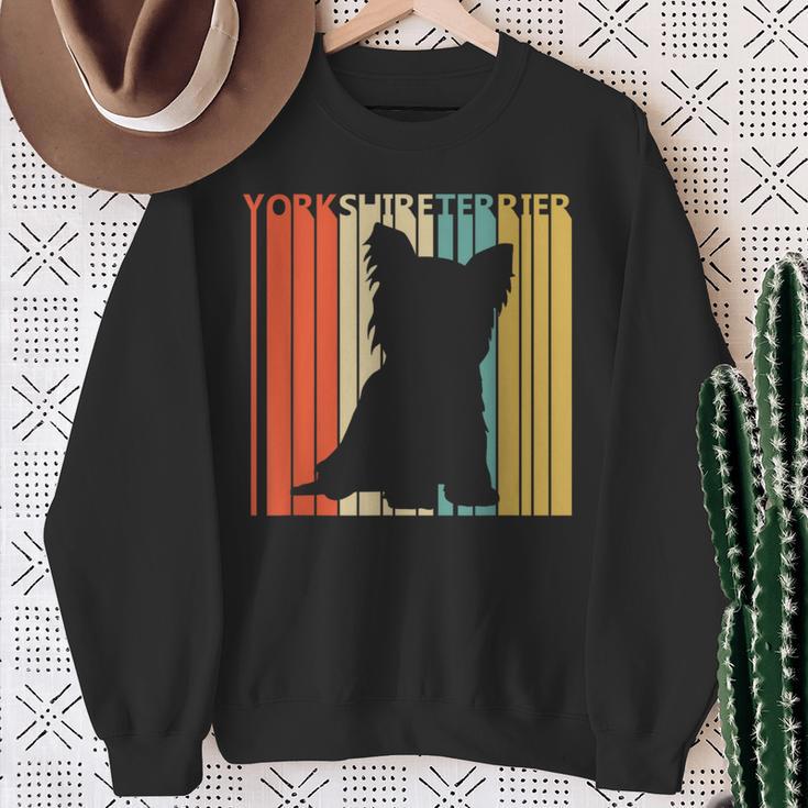 Yorkshire Terrier ヨークシャー・テリア スウェットシャツ 年配の女性への贈り物