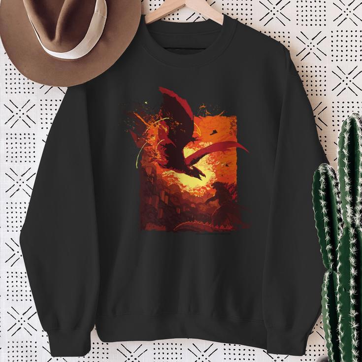 『Godzilla ゴジラ キング・オブ・モンスターズ』1 長袖tシャツ スウェットシャツ 年配の女性への贈り物