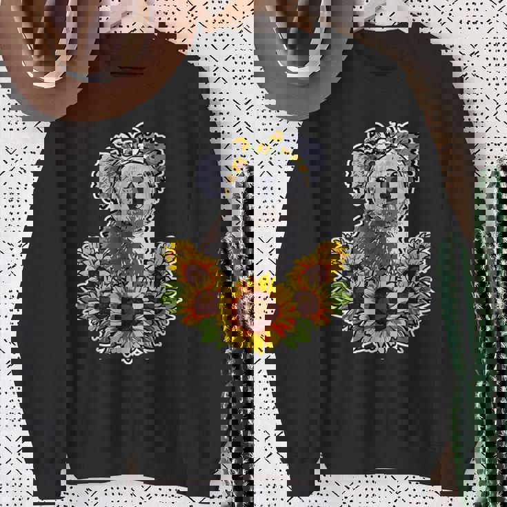 かわいいコアラベア ポイズンひまわりデココアラ スウェットシャツ 年配の女性への贈り物