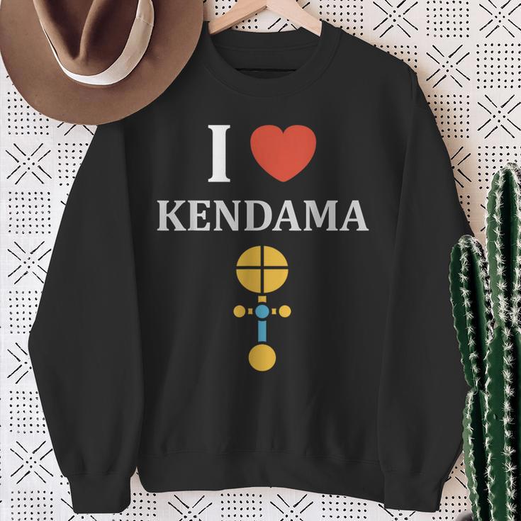 けん玉 おもちゃ シンプル ユーモア けん玉 I Love Kendama スウェットシャツ 年配の女性への贈り物