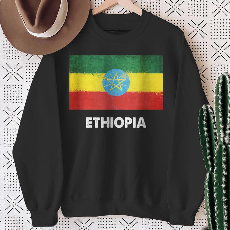 エチオピア国旗tシャツ スウェットシャツ 年配の女性への贈り物