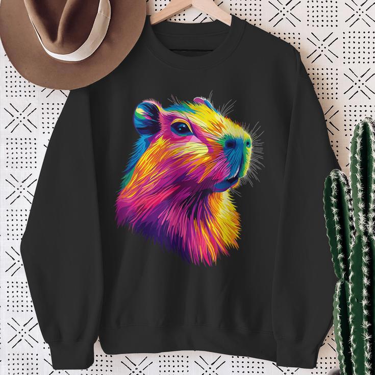 カピバラ Be Capy カピバラ げっ歯類 おもしろカピバラ Capybara スウェットシャツ 年配の女性への贈り物