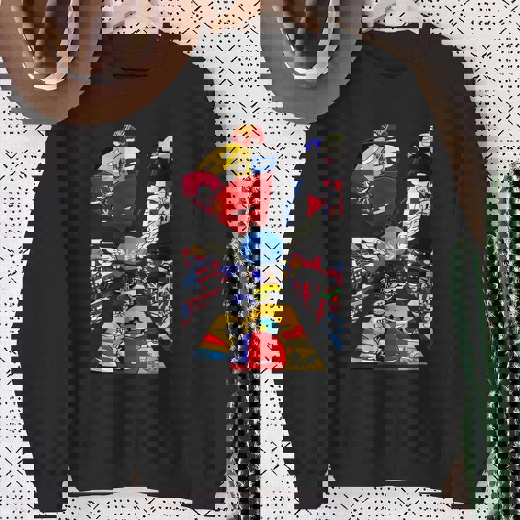 カントリーボール 世界旗 スウェットシャツ 年配の女性への贈り物