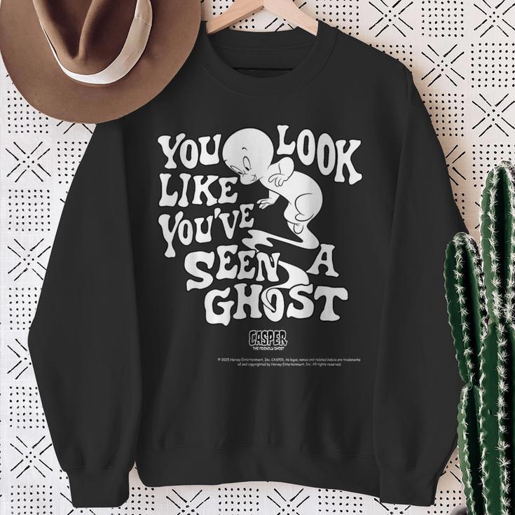 キャスパー映画グッズ You Look Like Ghost スウェットシャツ 年配の女性への贈り物