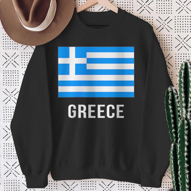 ギリシャの国旗 スウェットシャツ 年配の女性への贈り物
