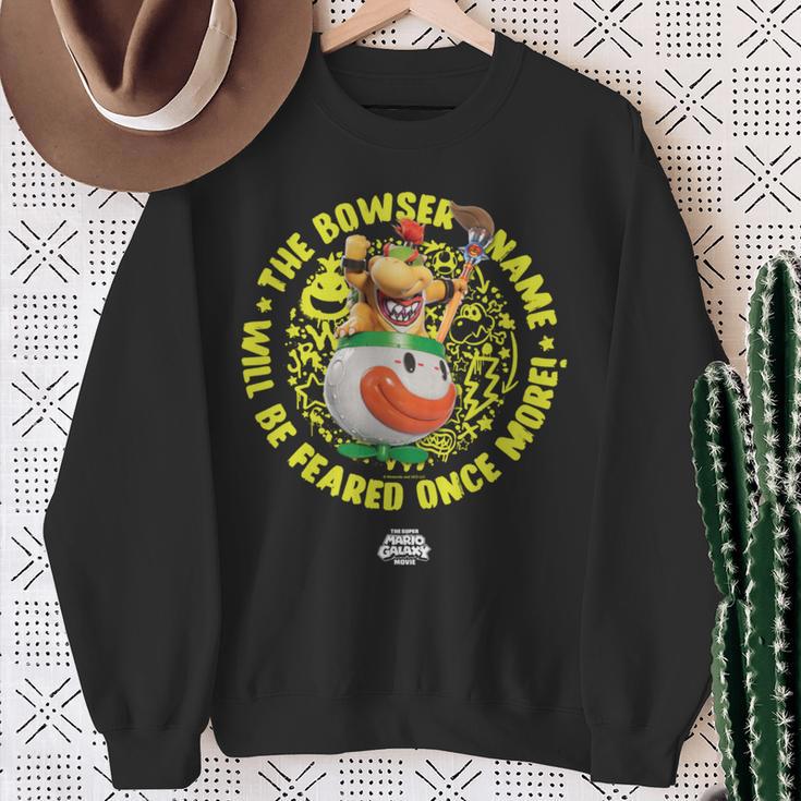 ザ・スーパーマリオギャラクシー・ムービー Bowser Jr Feared 長袖tシャツ スウェットシャツ 年配の女性への贈り物