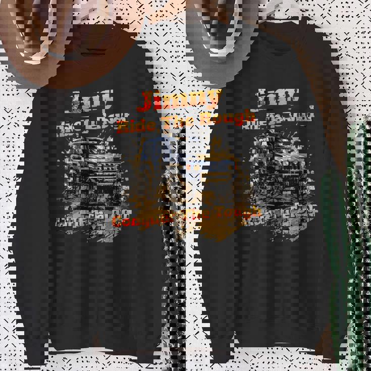 ジムニー 4X4 オフロード トラック 長袖tシャツ スウェットシャツ 年配の女性への贈り物