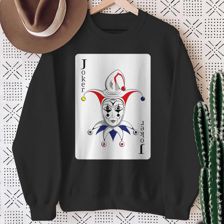 ジョーカーtシャツ トランプ スウェットシャツ 年配の女性への贈り物