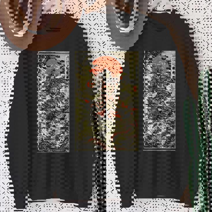 スサノオ 日本神話 女神 浮世絵 神道 スウェットシャツ 年配の女性への贈り物