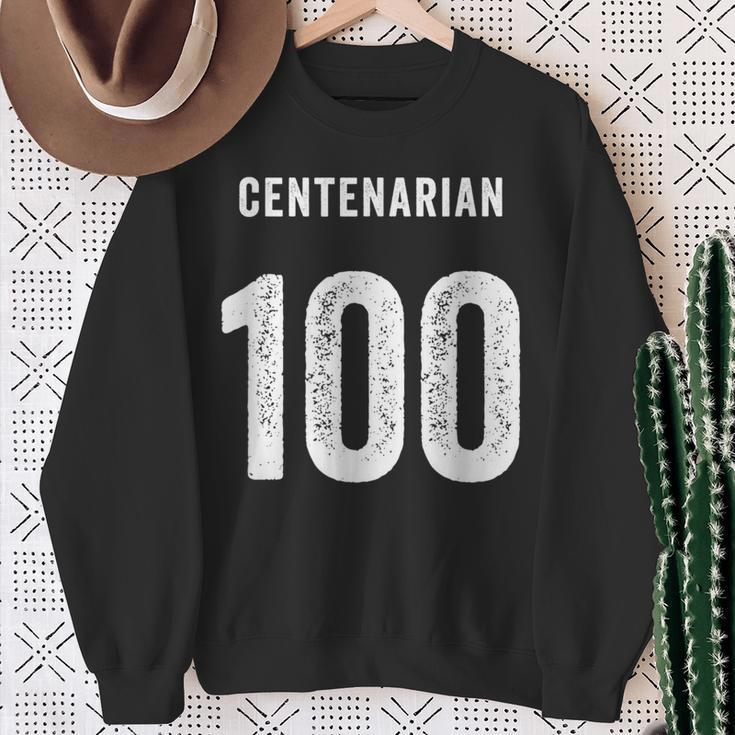 センテナリアン 100周年記念素晴らしい 100歳の誕生日おめでとう スウェットシャツ 年配の女性への贈り物