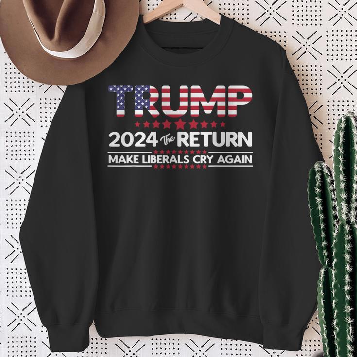トランプ 2024 ザ・リターン スウェットシャツ 年配の女性への贈り物