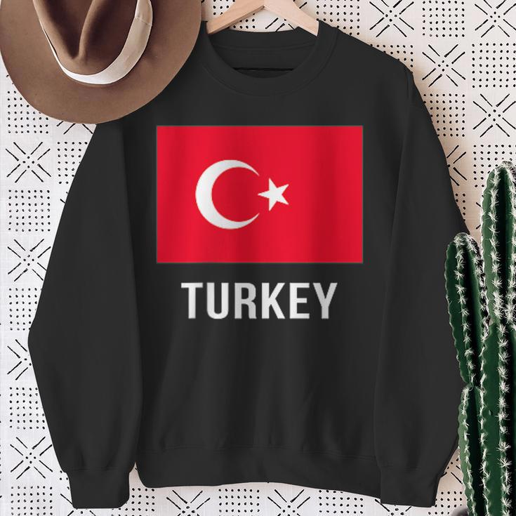 トルコの国旗 スウェットシャツ 年配の女性への贈り物