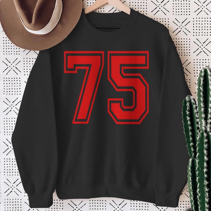 ナンバー75 Redports Teamtyle 長袖tシャツ スウェットシャツ 年配の女性への贈り物
