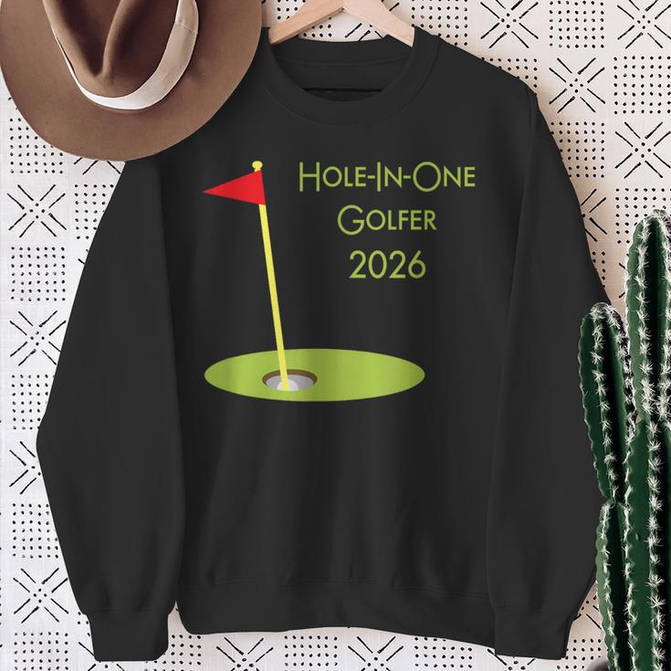ホールインワンゴルファー2026ホールインワンゴルフ記念品 Hole In One Golfer 2026 スウェットシャツ 年配の女性への贈り物