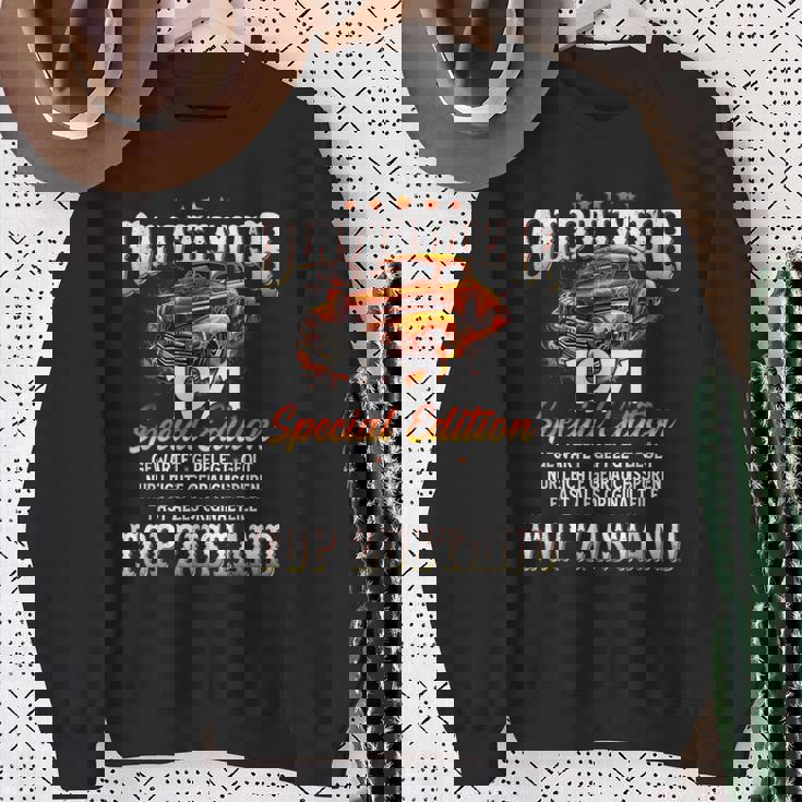 ヴィンテージカー 1971 年 55 歳の誕生日 1971 年のクラシックカー スウェットシャツ 年配の女性への贈り物