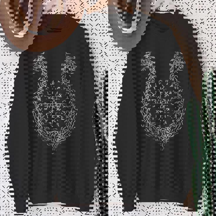 北欧バイキングコンパス アイスランド スウェットシャツ 年配の女性への贈り物