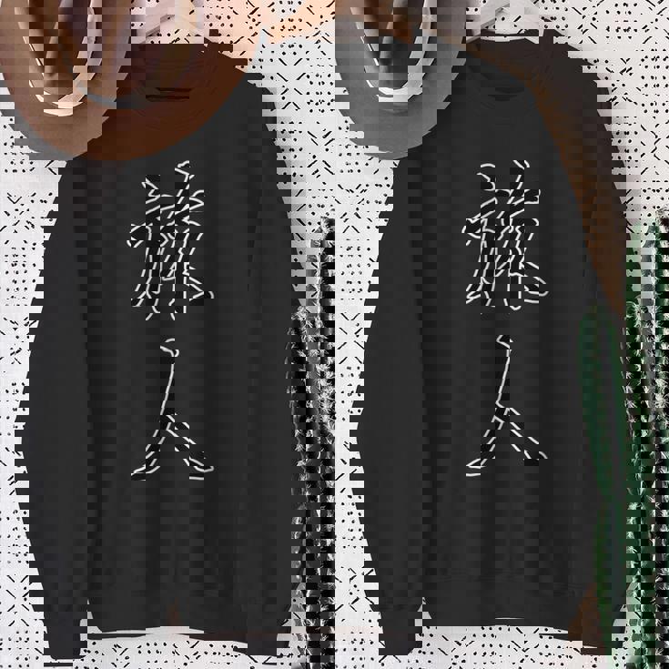 旅人 たびびと【 漢字デザイン 】毛筆 メッセージ・面白 スウェットシャツ 年配の女性への贈り物