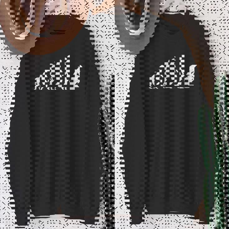 考える人 哲学の進化 スウェットシャツ 年配の女性への贈り物