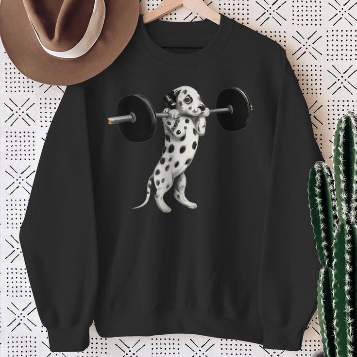 面白いtシャツ ダルメシアン 犬 イヌ わんこ メンズ 犬好き グッズ 面白い 服 ネタ 子供 筋トレ スウェットシャツ 年配の女性への贈り物