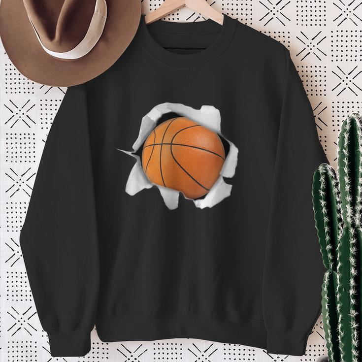面白いtシャツ バスケットボール おもしろ 服 ネタ メンズ バスケ部 おもしろグッズ 大人 子供 スウェットシャツ 年配の女性への贈り物