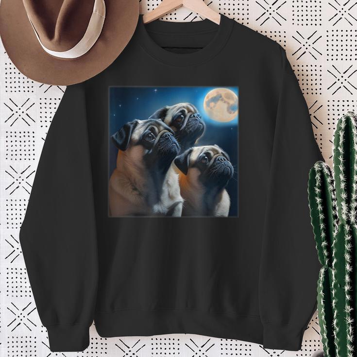 面白いtシャツ パグ 犬 かわいい イヌ わんこ メンズ 犬好き グッズ 面白い 服 ネタ 子供 キッズ スウェットシャツ 年配の女性への贈り物