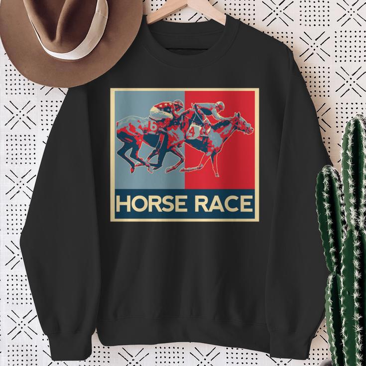 面白いtシャツ 馬tシャツ 競馬 馬 レース 乗馬 ジョッキー メンズ おもしろ 面白い グッズ ネタ 男性用 レトロ 長袖tシャツ スウェットシャツ 年配の女性への贈り物