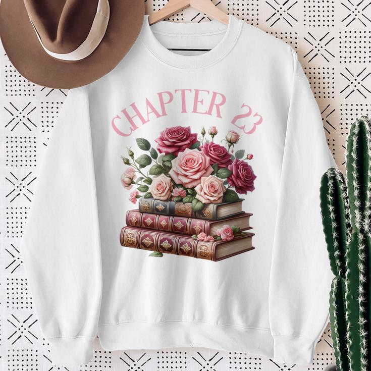 23rd Birthday Chapter 23 Birthday Shirt Women Book Lover Premium Tri-Blend Sweatshirt Gifts for Old Women 23rd Birthday Chapter 23 Birthday Shirt Women Book Lover Premium Tri-Blend Sweatshirt Gifts for Old Women