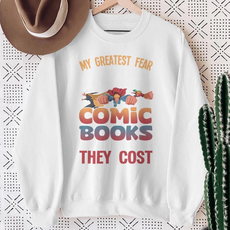 Action Figure Collector Comic Books Performance Sweatshirt Gifts for Old Women Action Figure Collector Comic Books Performance Sweatshirt Gifts for Old Women