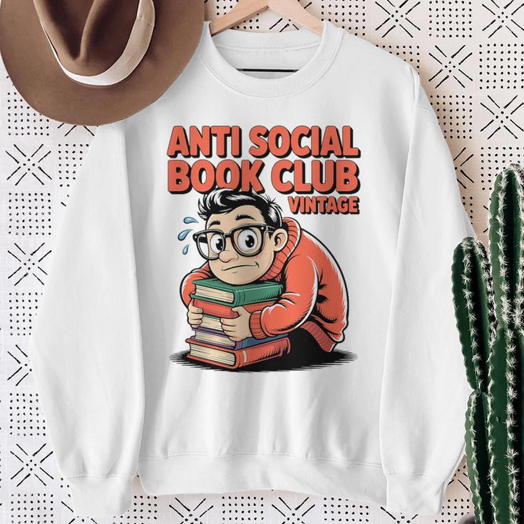 Anti Social Book Club Vintage Retro Reader Art Premium Tri-Blend Sweatshirt Gifts for Old Women Anti Social Book Club Vintage Retro Reader Art Premium Tri-Blend Sweatshirt Gifts for Old Women