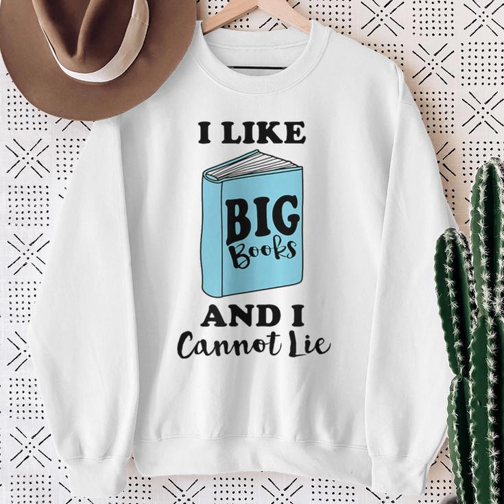 Big Books Sweatshirt Gifts for Old Women
