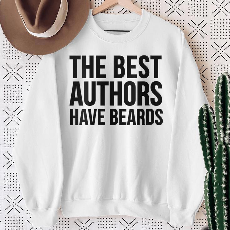 Book Author The Best Authors Have Beards Sweatshirt Gifts for Old Women Book Author The Best Authors Have Beards Sweatshirt Gifts for Old Women