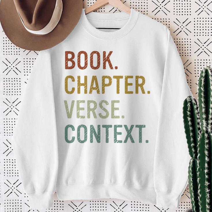 Book Chapter Verse Christian Bible Reformed Theology Sweatshirt Gifts for Old Women Book Chapter Verse Christian Bible Reformed Theology Sweatshirt Gifts for Old Women