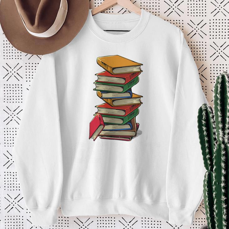 Book Lover For Bookworm Reading Lover Men Women Premium Tri-Blend Sweatshirt Gifts for Old Women
