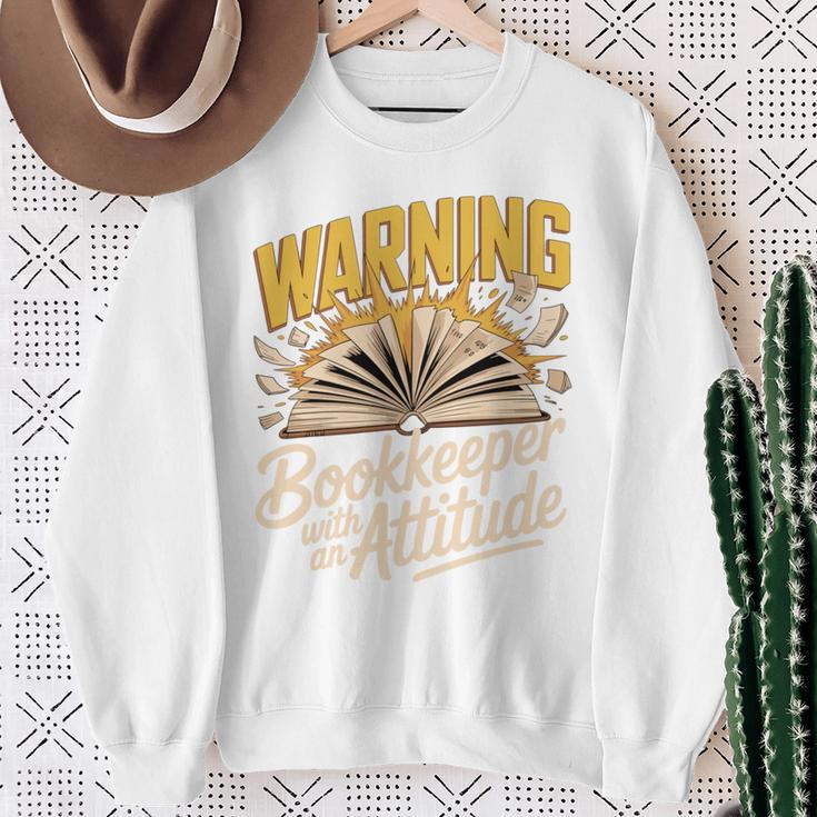 The Books Won't Balance Themselves Bookkeeper Bookkeeping Sweatshirt Gifts for Old Women