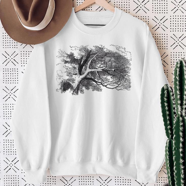 Cheshire Cat Alice In Wonderland Classic Book Premium Tri-Blend Sweatshirt Gifts for Old Women Cheshire Cat Alice In Wonderland Classic Book Premium Tri-Blend Sweatshirt Gifts for Old Women