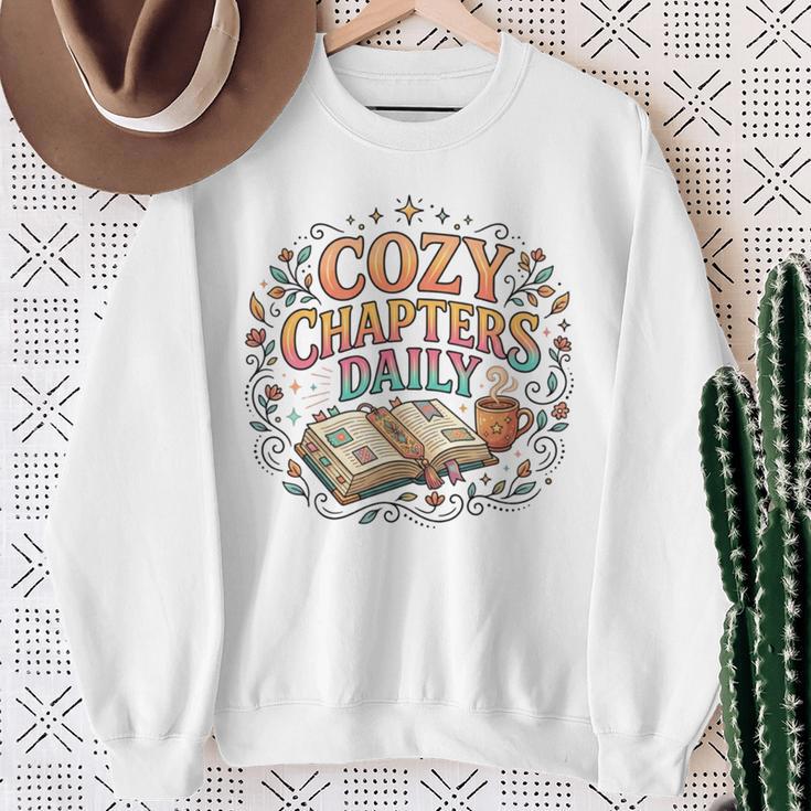 Cozy Reading Habit Daily Book Lover Lifestyle Sweatshirt Gifts for Old Women Cozy Reading Habit Daily Book Lover Lifestyle Sweatshirt Gifts for Old Women