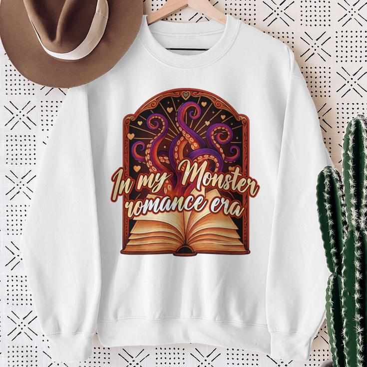 Dark Romance Smut Reader Spicy Book In My Monster Romance Sweatshirt Gifts for Old Women
