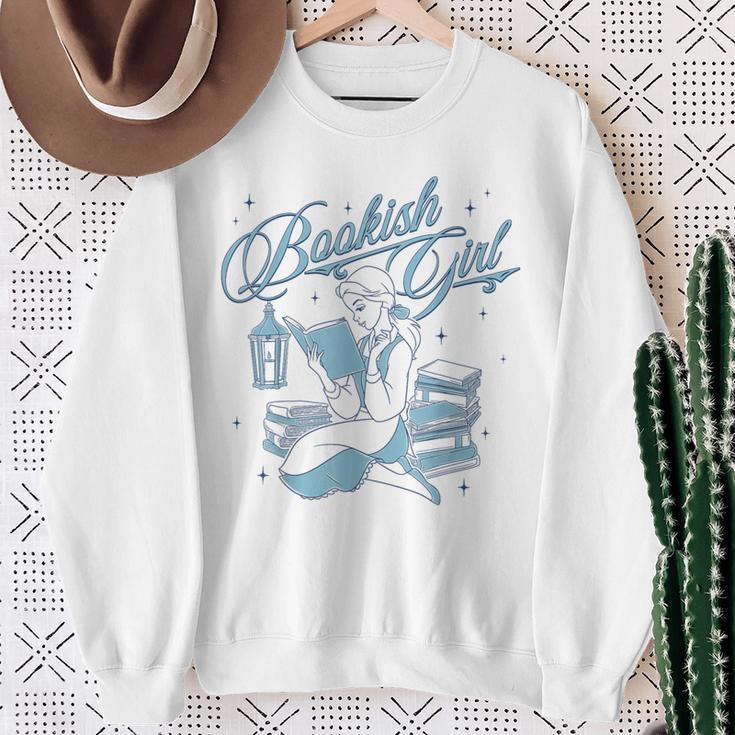 Disney Beauty And The Beast Bookish Girl Belle And Her Books Sweatshirt Gifts for Old Women Disney Beauty And The Beast Bookish Girl Belle And Her Books Sweatshirt Gifts for Old Women