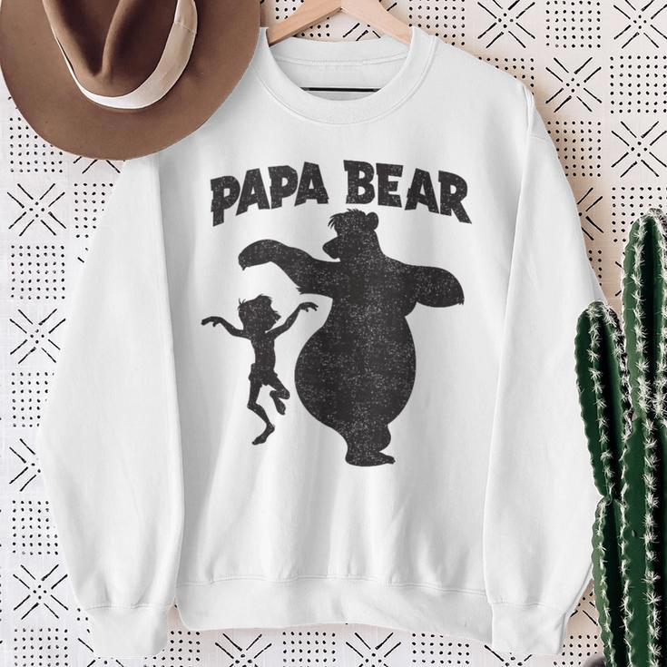 Disney Jungle Book Papa Bear Father's Day Sweatshirt Gifts for Old Women