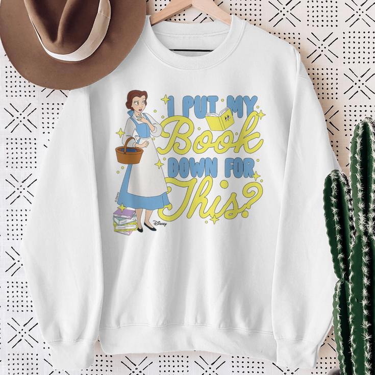 Disney Princess Belle I Put My Book Down For This Sweatshirt Gifts for Old Women Disney Princess Belle I Put My Book Down For This Sweatshirt Gifts for Old Women