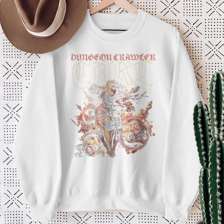 Dungeon Crawler Carl The Inevitable Ruin Cover LitRPG Book Sweatshirt Gifts for Old Women