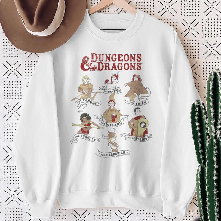 Dungeons & Dragons Textbook Players Sweatshirt Gifts for Old Women