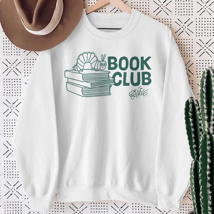 Eric Carle The Very Hungry Caterpillar Book Club Illustrated Sweatshirt Gifts for Old Women