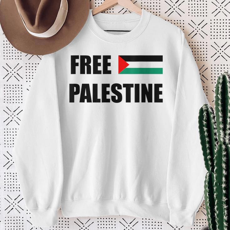 Free Gaza Free Palestine Flag ビンテージtシャツ スウェットシャツ 年配の女性への贈り物