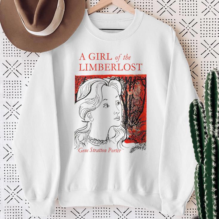 A Girl Of The Limberlost Gene Stratton-Porter Book Cover Sweatshirt Gifts for Old Women