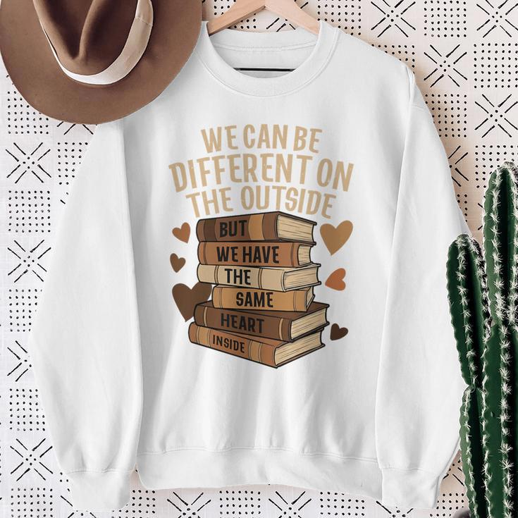 We Have The Same Heart History Month Book Lover Women Premium Tri-Blend Sweatshirt Gifts for Old Women
