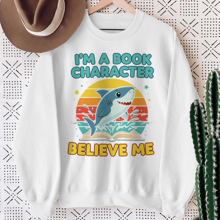 I'm a Book Character Costumes For Kids Storybook Character Premium Tri-Blend Sweatshirt Gifts for Old Women