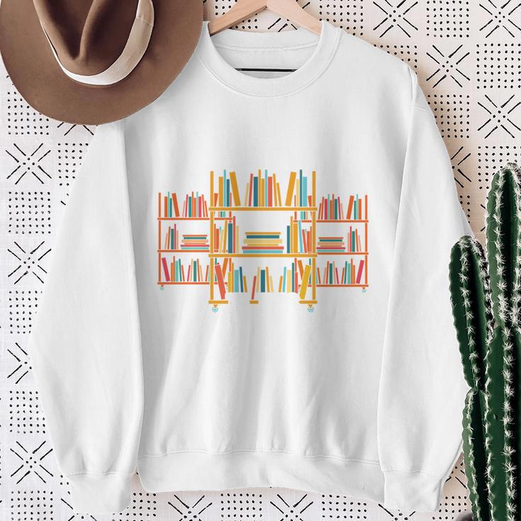 Its Not Hoarding If Its Books Librarian Book Hoarding Sweatshirt Gifts for Old Women